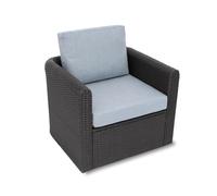 Bjird - Coussin pour chaises de Jardin - Pidgeon, 60x55 cm - Coussin de siège ou transat de Jardin