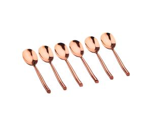 BJÖRN KNUT Lot de 6 petites cuillères - Cuivre
