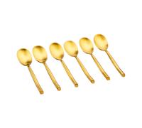 BJÖRN KNUT Lot de 6 petites cuillères - Gold
