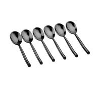 BJÖRN KNUT Lot de 6 petites cuillères - Noir