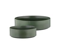 BJÖRN Lot de 2 saladiers olive SCANDI - Ø21,5 / Ø27,5cm