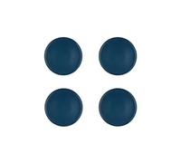 BJÖRN Lot de 4 assiettes SCANDI Bleu marine - Ø 21,5 cm
