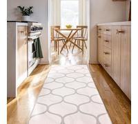 Björn&Schiller Tapis de Couloir 60 x 180 cm, antidérapant, pour Couloir, Cuisine, Chambre et Salon, Tapis de Couloir Moderne, de qualité supérieure, Beige