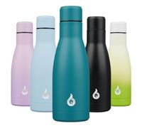 BJPKPK Acier Inoxydable Bouteille 350 ml Isotherme avec Poignée et Paille Couvercle-Sans BPA-Anti-fuite avec Poignée Portable-étanche Gourde Isotherme, Laguna