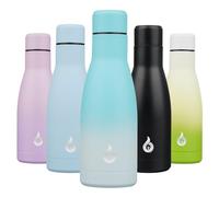 BJPKPK Acier Inoxydable Bouteille 350 ml Isotherme avec Poignée et Paille Couvercle-Sans BPA-Anti-fuite avec Poignée Portable-étanche Gourde Isotherme, Sel Marin