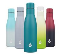 BJPKPK Acier Inoxydable Bouteille 500 ml Isotherme avec Poignée et Paille Couvercle-Sans BPA-Anti-fuite avec Poignée Portable-étanche Gourde Isotherme, Laguna