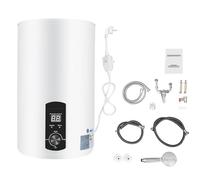 BJTDLLX Chauffe-eau électrique - 50 litres - Puissance de chauffage 2000 W - Protection contre les fuites - Suspension murale verticale améliorée - 25-75 °C