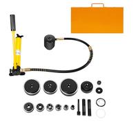 BJTDLLX Perforatrice hydraulique 15 tons - 16-101 mm - Pour perforations hydrauliques - Pompe hydraulique - Kit d'outils de fabrication de cylindres