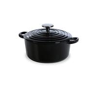 BK Bourgogne cocotte 20 cm 2,5 L fonte émaillée, compatible induction, compatible four, compatible lave-vaisselle, avec couvercle