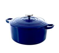 BK Cookware H6074.528 BK Bourgogne Cocotte en Fonte - Ronde - 28 cm - 6.7L - Revetement emaille - Couvercle avec Anneaux
