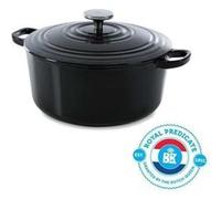 BK Cookware H6071.524 BK Bourgogne Cocotte en Fonte Ronde - 24 cm - 4.2L - Revetement emaille - Couvercle avec Anneaux G