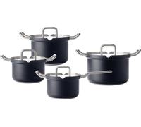 BK Q-linair Master Set d'ustensiles de cuisine noir - 4 pièces - induction