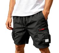 Bkazwe Short de Travail Homme Bermuda Cargo Stretch Résistant Multi-Poches Boardshort Grande Taille Pantalon Court pour Chantier, Bricolage, Jardinage Haute Taille Été Les Baroudeurs Randonnée
