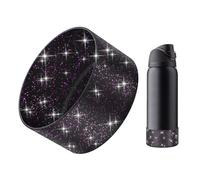 BKBY Botte de protection en silicone à paillettes compatible avec les bouteilles d'eau Owala en acier inoxydable de 680,4 g, 947,2 g, 1284 g, compatible avec les bouteilles d'eau Owala FreeSip, Twist