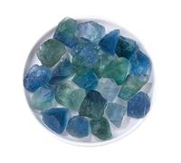BKGWCSOR Cristaux de fluorite bruts, pierres brutes, cristaux, précieuses, 90-100 g, 1 sachet