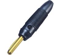 BKL Electronic 072150/G Fiche banane mâle, droit Ø de la broche: 4 mm noir 1 pc(s)