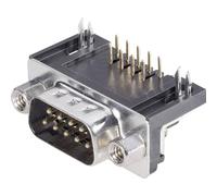 BKL Electronic 10120037 Embase SUB-D mâle 90 ° Nombre de pôles (num): 9 coudé pour circuits imprimés 1 pc(s)