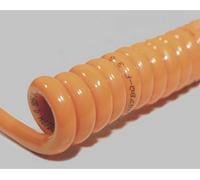 BKL Electronic 1506120 Câble spiralé H05BQ-F 1200 mm / 4800 mm 3 G 0.75 mm² orange 1 pc(s)