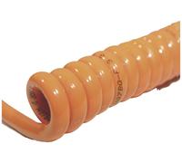 BKL Electronic 1506143 Câble spiralé H07BQ-F 800 mm / 3200 mm 2 x 1.5 mm² orange 1 pc(s)