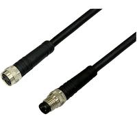BKL Electronic 2700039 Rallonge pour capteur/actionneur M8 fiche droite vers raccord droit 5 m Nombre de pôles: 4 1 pc(s)