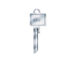 BKS BKS Clé vierge pour série 88 B 4135, carrée, acier nickelé Quantité:1