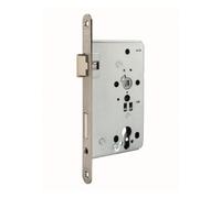 BKS, Cylindre de serrure, Serrure à mortaiser 0615 PZW 20/65/72/8 mm DIN gauche acier inoxydable arrondi classe 5