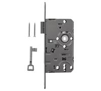 BKS KL-ES 2 Serrure à mortaiser pour porte de chambre Serrure à clé Serrure à clé Serrure à serrure à droite + verrou avec fixation ToniTec KL-ES 2