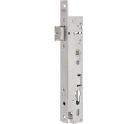 BKS Serrure de porte de secours B1956 Serrure à mortaiser avec moteur Mandrin à gauche, inox/acier
