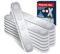 BKSAI Aimant Puissant Autocollant Aimants Incassable Aimants Neodyme Adhesif Plat Magnetique Bande 65x10x2mm pour Tableau Blanc Interactif Images Décoration Frigo Cuisine 12Pcs Composants de Fixation