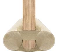 BKSAI Boudin de Porte Isolant Froid Double Joint pour Porte 80-100 cm | sans Colle - Bas de Porte Isolation - Dessous de Porte Anti Bruit Poussière Stop à l'air Froid Anti Souris Insectes - Beige