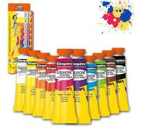 BL10PGN10 Peinture Gouache Premium Assortiment de couleurs 10 Tubes de 10ml PEINTURE ACRYLIQUE