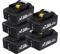 BL1830 Batterie rechargeable, 18V Li-Ion 7000mAh 18650, compatible avec Makita LXT (BL1860/LXT400), couleur marron