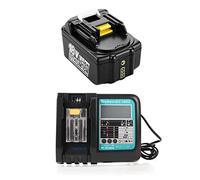 BL1850B Batterie pour makita 18v 5ah + Chargeur DC18RC pour Makita Radio DMR100 DMR101 DMR102 DMR105 DMR108 DMR110 DHR171Z pour Makita 18V BL1830 BL1840 BL1850B