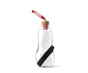 Black+Blum EAU Good Lot de 2 bouteilles d'eau, rouge, 800 ml, Tritan, rouge, Ø 8,5 cm, H 24 cm