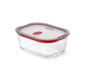 BLACK + BLUM Stack + Nest Boîte Alimentaire En Verre | 900 ml | Boîte repas en verre hermétique.Verre borosilicaté.Passe au four,micro-ondes,air fryer,congélateur et lave-vaisselle