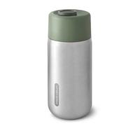 Black+Blum – Mug isotherme Travel Cup 340 ml – Inox, 100% étanche, verrouillable – Argenté/Olive