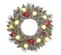Black Box Trees Kaprun Couronne de Noël avec éclairage LED - Noël couronne Ø45 c