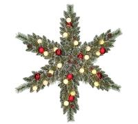 Black Box Trees Kaprun Couronne de Noël Ster avec éclairage LED - Noël couronne