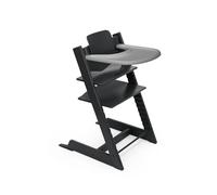 black Chaise haute Tripp Trapp® avec plateau Stokke®