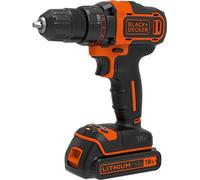 Black + Decker 18V tournevis Bdcdd186B 40Nm 2X1.5Ah
