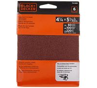 Black & Decker 74-606 1/10,2 cm Assortiment de feuilles de papier, 6-pack