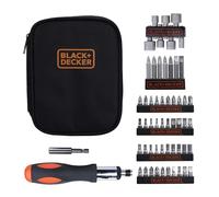 BLACK+DECKER A7104-XJ Coffret de Tournevis à cliquet avec accessoires
