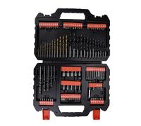 BLACK+DECKER A7200-XJ Coffret de perçage et vissage-109 pièces - Noir