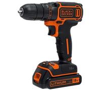 Black & Decker Akku-Bohrschrauber 18V 1,5Ah, Koffer