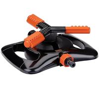 BLACK+DECKER Arroseur de Jardin 3 Bras Arrosage Automatique à 360° - 25 x 24 x 8 cm - Connexion Tuyau - Noir/Orange