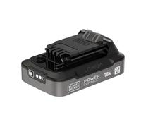 BLACK+DECKER Batterie Lithium-ION 18 V POWERCONNECT 2,5 Ah, avec indicateur de Charge LED, Compatible avec Les Outils sans Fil 18 V BLACK+DECKER, BDL2518S-XJ