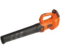 BLACK+DECKER BCBL200L-QW Souffleur axial sans fil - Vitesse de soufflerie : 209 km/h - 2 vitesses réglables - Racloir intégré, 18V, Orange