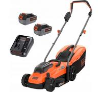 BLACK+DECKER Tondeuse à gazon sans fil BCMW3318L2 33 cm 2x18 V 2,5 Ah