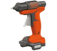 BLACK+DECKER BDCGG12N-XJ Pistolet à colle 12V max (= tension nominale de 10, 8V) - Compact, résistant et ergonomique - Pistolet vendu sans batterie, Orange