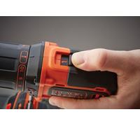 Black & Decker Perceuse à percussion sans fil BDCHD18KB-QW 18 V 2 batteries 1,5 Ah en coffret